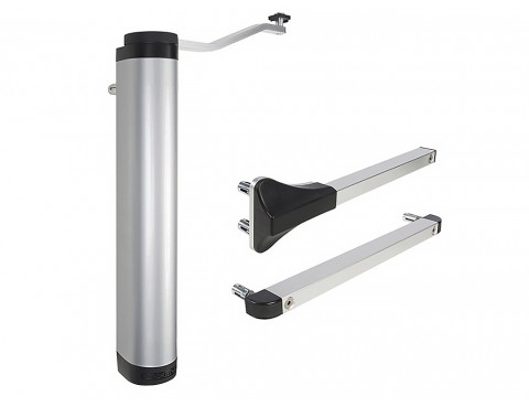 VERTICLOSE2 – Amortizor hidraulic puternic și multifuncțional pentru balamale de 90° și 180° SILVER