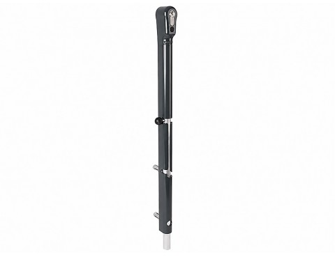 KEYDROP RAL7016 – Zăvor vertical inferior pentru porți cu închidere cu cheie