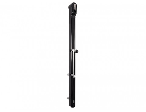 KEYDROP RAL9005 – Zăvor vertical inferior pentru porți cu închidere cu cheie