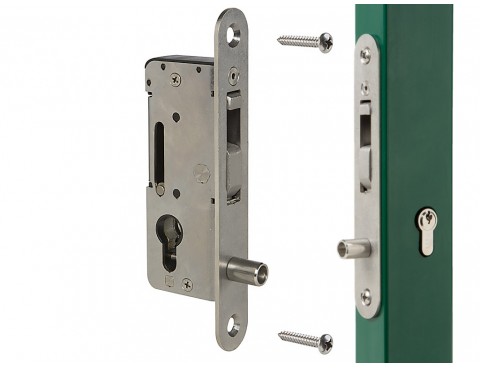 H COMPACT – Broasca incastrabila fara maner pentru porti metalice