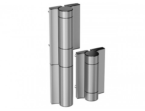 MAMMOTH HD 2 – Balamală-amortizor hidraulică heavy-duty de 180° SILVER