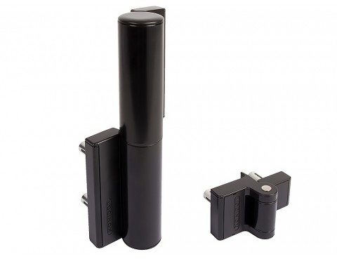 TIGER – Balamală-amortizor hidraulic compact RAL 9005