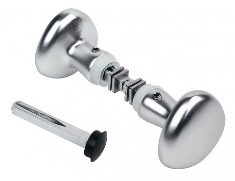 3006KR – Set de mânere rotunde din aluminiu, cu blocare prin cheie